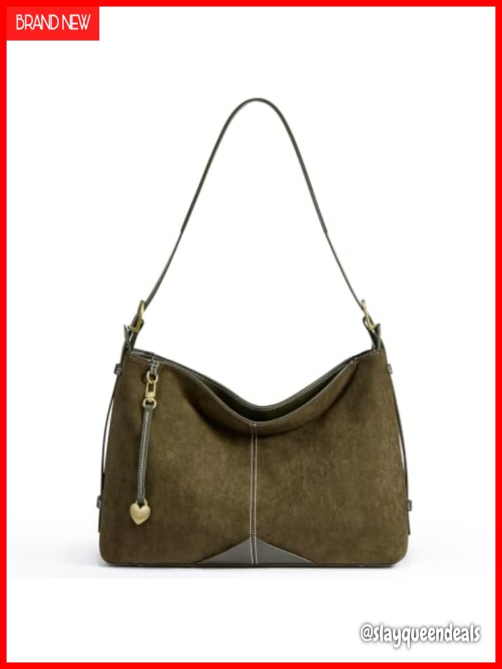 Faux Leather Women's Hobo Tote Handbag